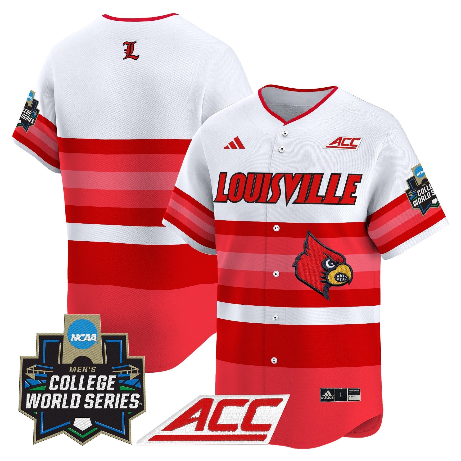 Men's Louisville Cardinals 2025 World Series Vapor Premier Limited Jersey - All Stitched