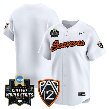 Men's Oregon State Beavers 2025 World Series Vapor Premier Limited Jersey - All Stitched