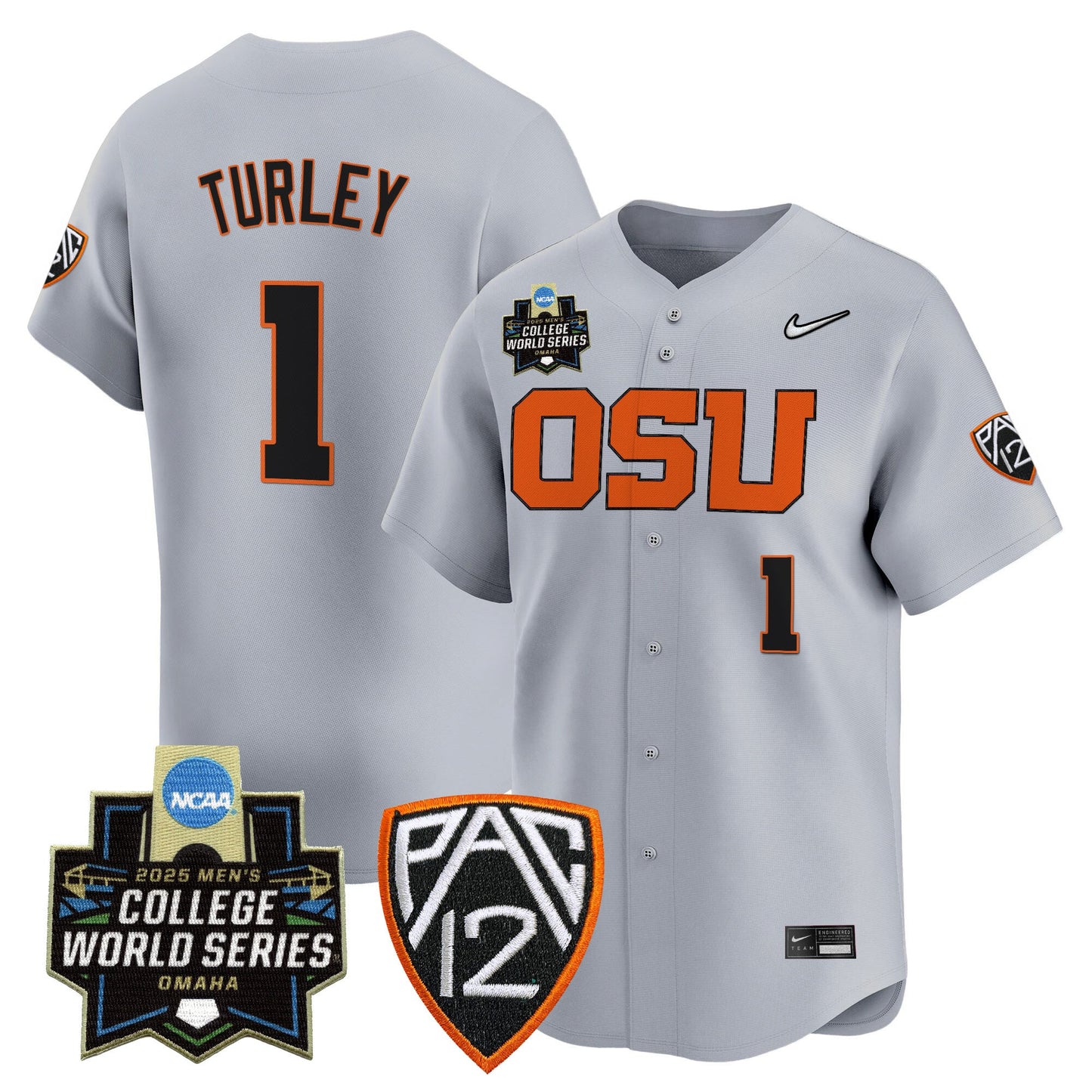 Men's Oregon State Beavers 2025 World Series Vapor Premier Limited Jersey - All Stitched