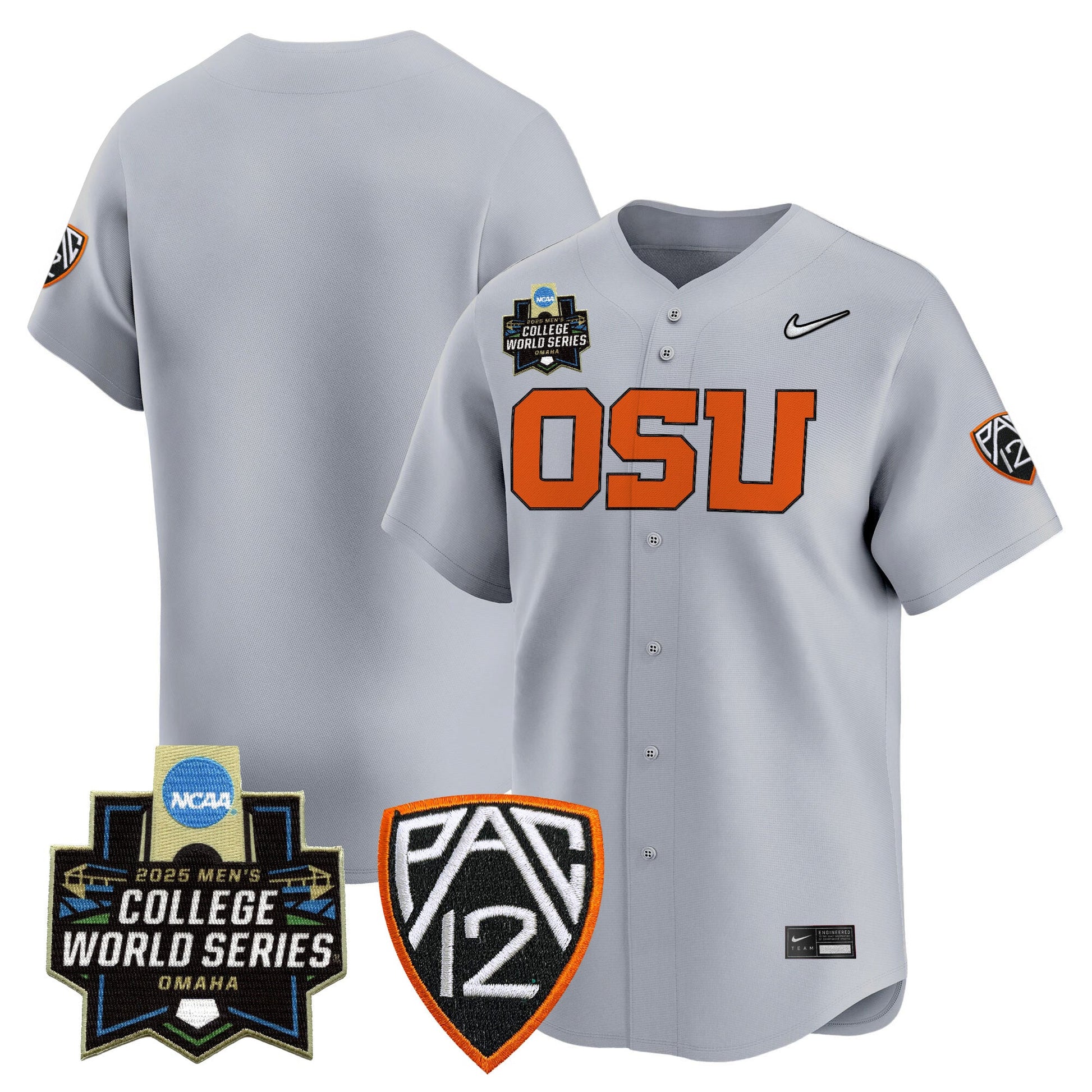 Men's Oregon State Beavers 2025 World Series Vapor Premier Limited Jersey - All Stitched