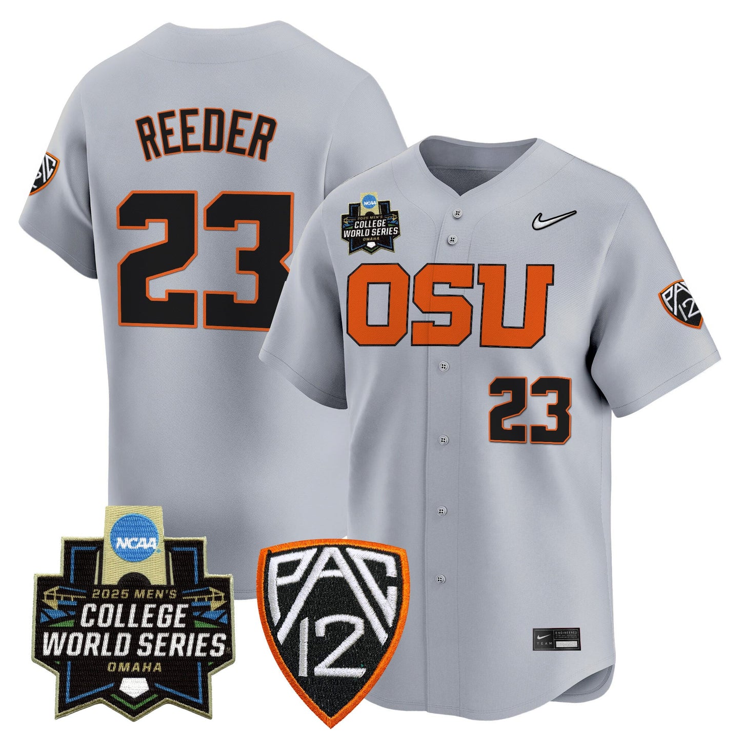 Men's Oregon State Beavers 2025 World Series Vapor Premier Limited Jersey - All Stitched