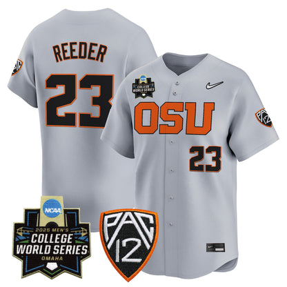 Men's Oregon State Beavers 2025 World Series Vapor Premier Limited Jersey - All Stitched