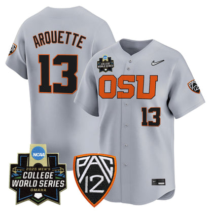 Men's Oregon State Beavers 2025 World Series Vapor Premier Limited Jersey - All Stitched
