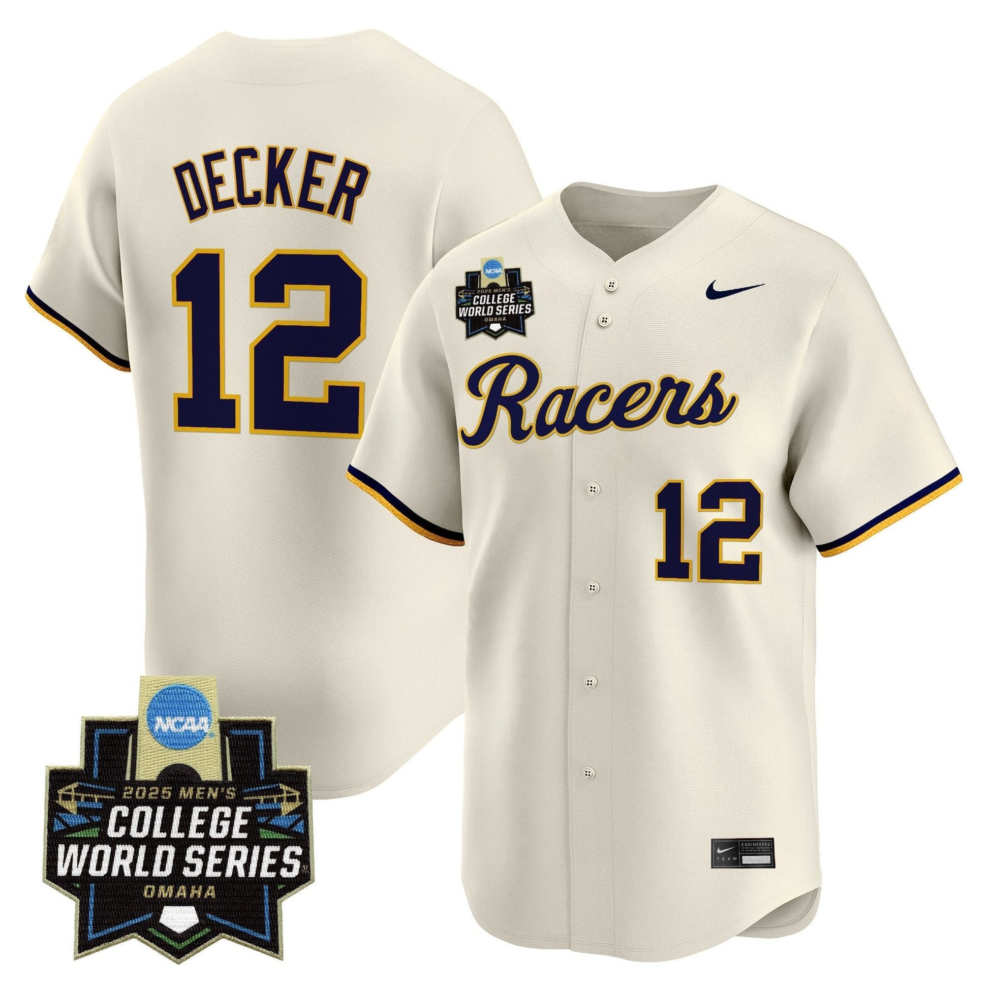 Men's Murray State Racers 2025 World Series Vapor Premier Limited Jersey - All Stitched