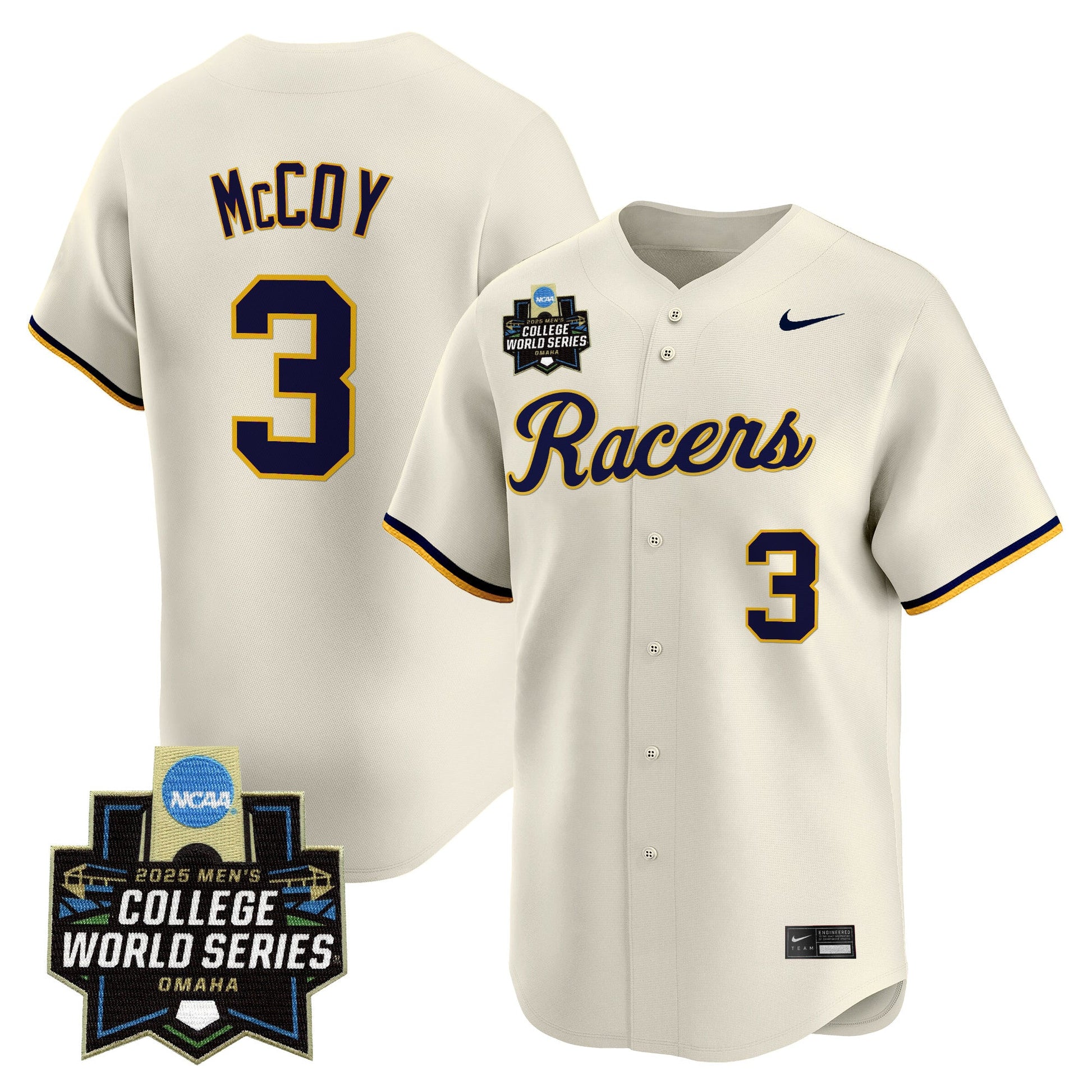 Men's Murray State Racers 2025 World Series Vapor Premier Limited Jersey - All Stitched