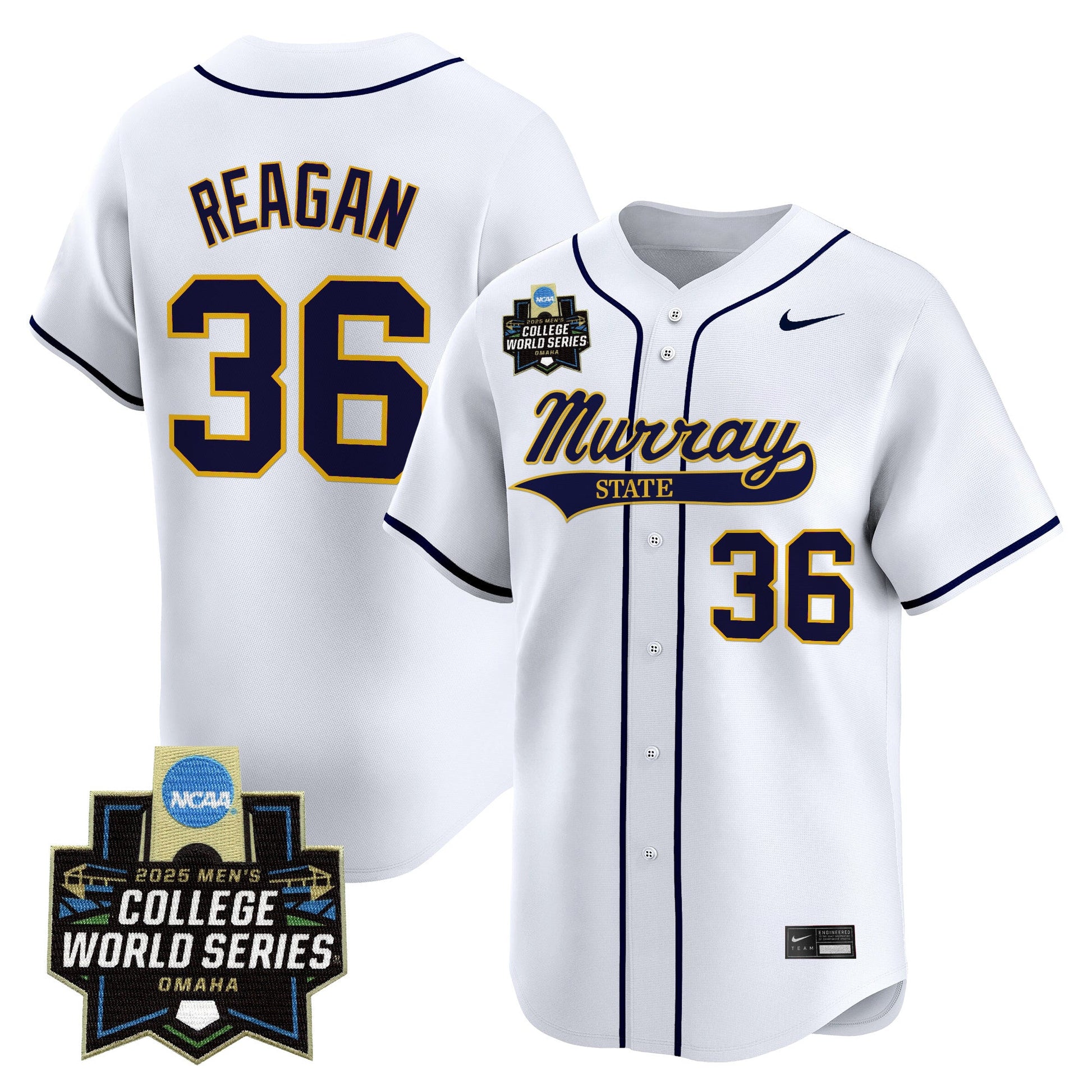 Men's Murray State Racers 2025 World Series Vapor Premier Limited Jersey - All Stitched