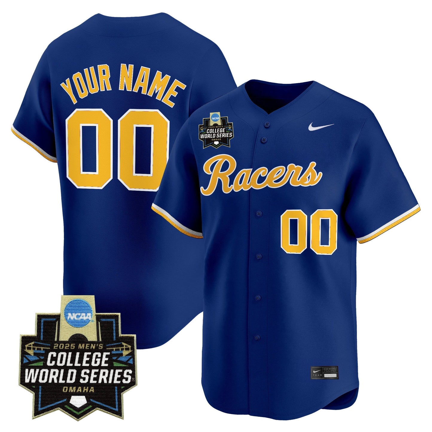 Murray State Racers 2025 World Series Vapor Premier Limited Custom Jersey - All Stitched