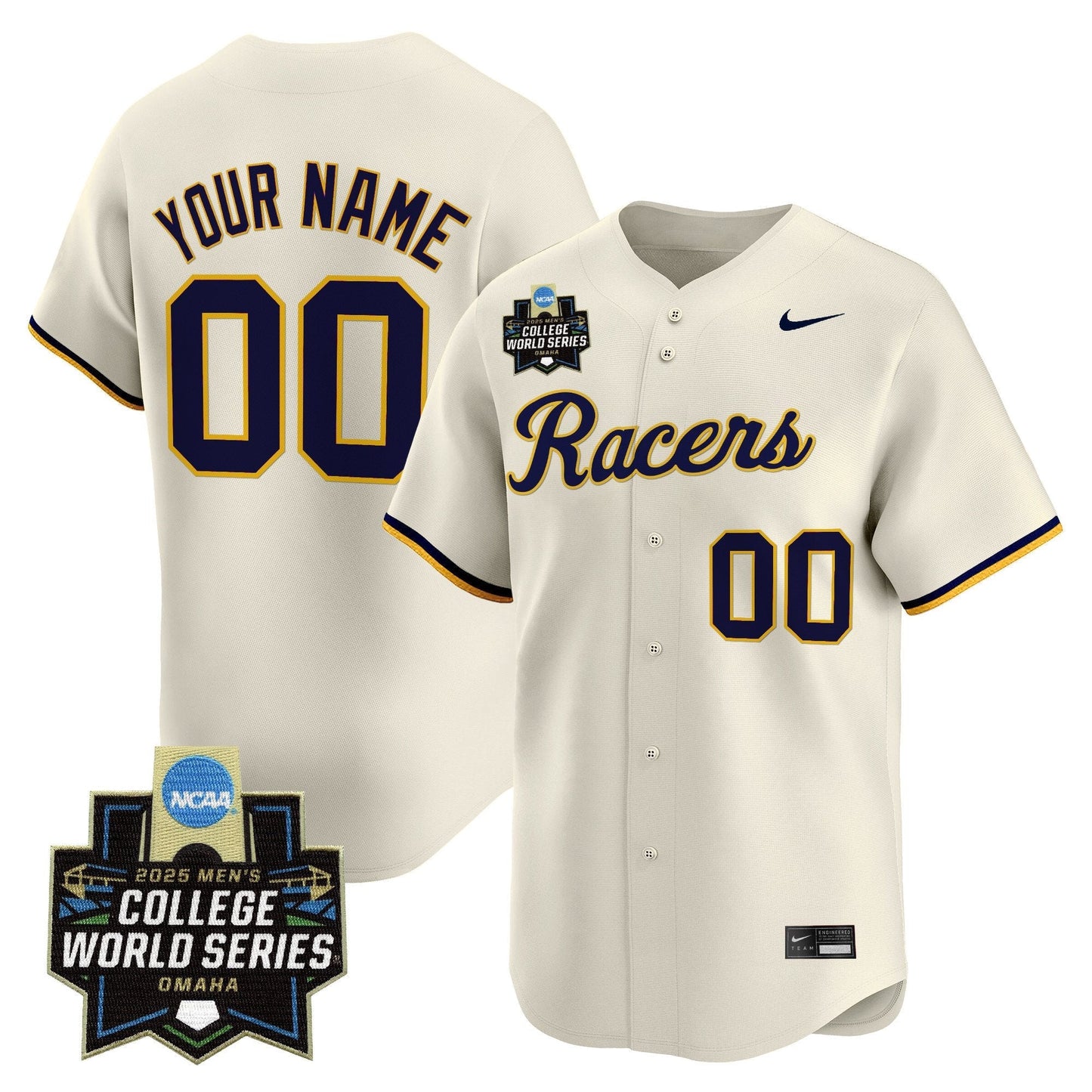 Murray State Racers 2025 World Series Vapor Premier Limited Custom Jersey - All Stitched