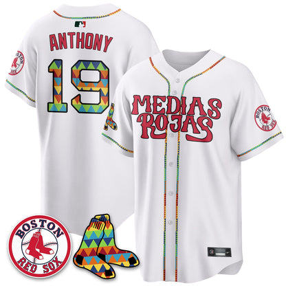 Boston Red Sox "Medias Rojas" Limited Jersey - All Stitched
