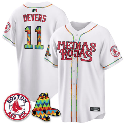 Boston Red Sox "Medias Rojas" Limited Jersey - All Stitched