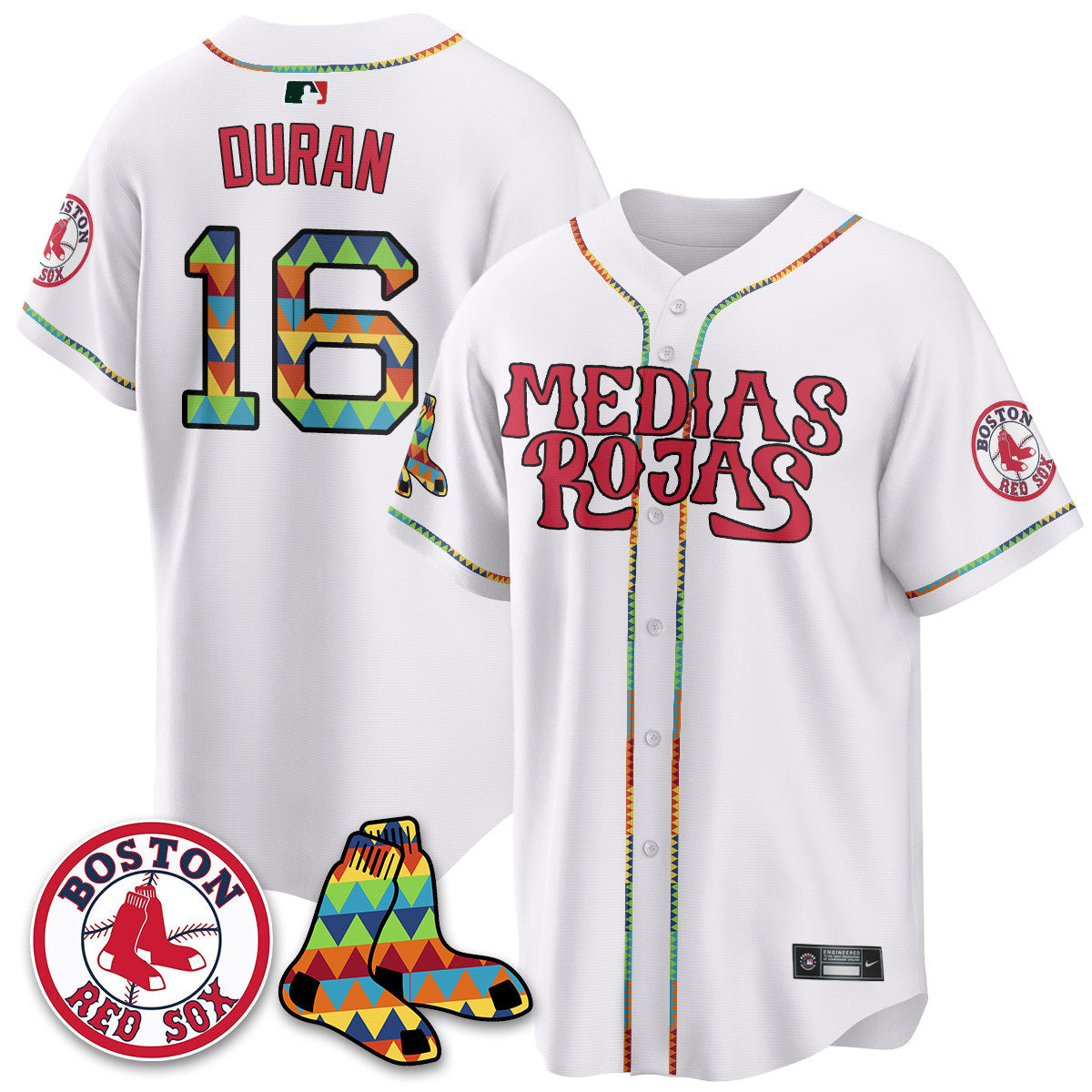 Boston Red Sox "Medias Rojas" Limited Jersey - All Stitched
