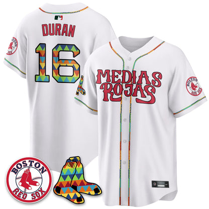 Boston Red Sox "Medias Rojas" Limited Jersey - All Stitched