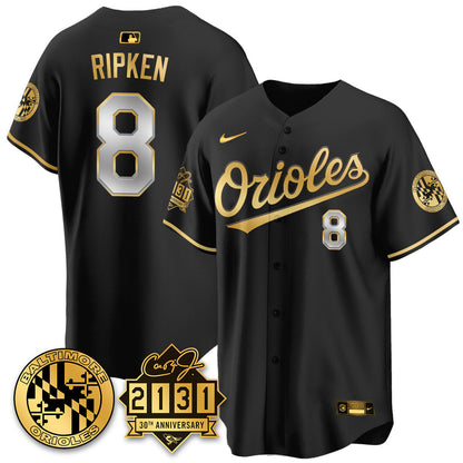 Men's Baltimore Orioles "30th Anniversary of 2131" Limited Jersey - All Stitched