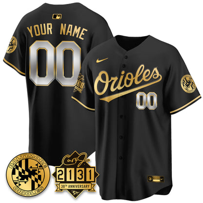 Men's Baltimore Orioles "30th Anniversary of 2131" Limited Jersey - All Stitched