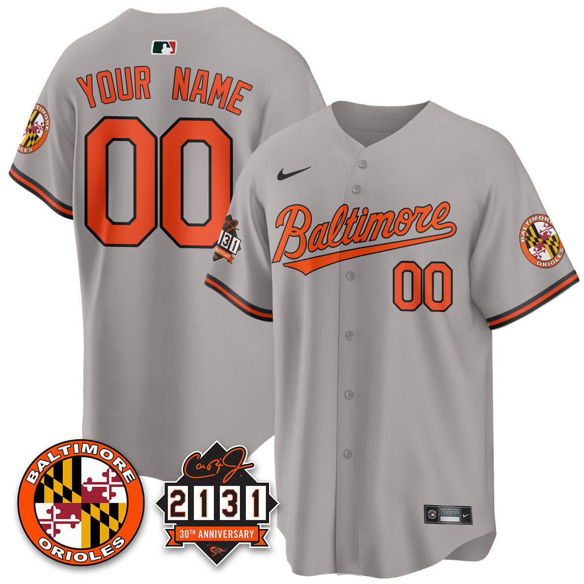 Men's Baltimore Orioles "30th Anniversary of 2131" Limited Jersey - All Stitched