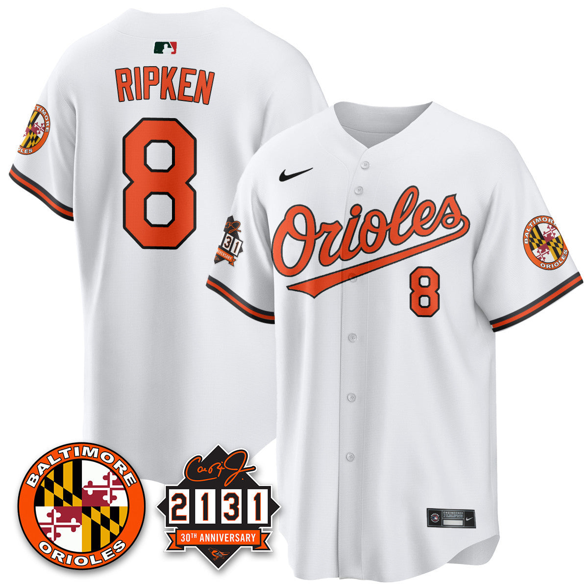 Baltimore Orioles "30th Anniversary of 2131" Limited Jersey - All Stitched