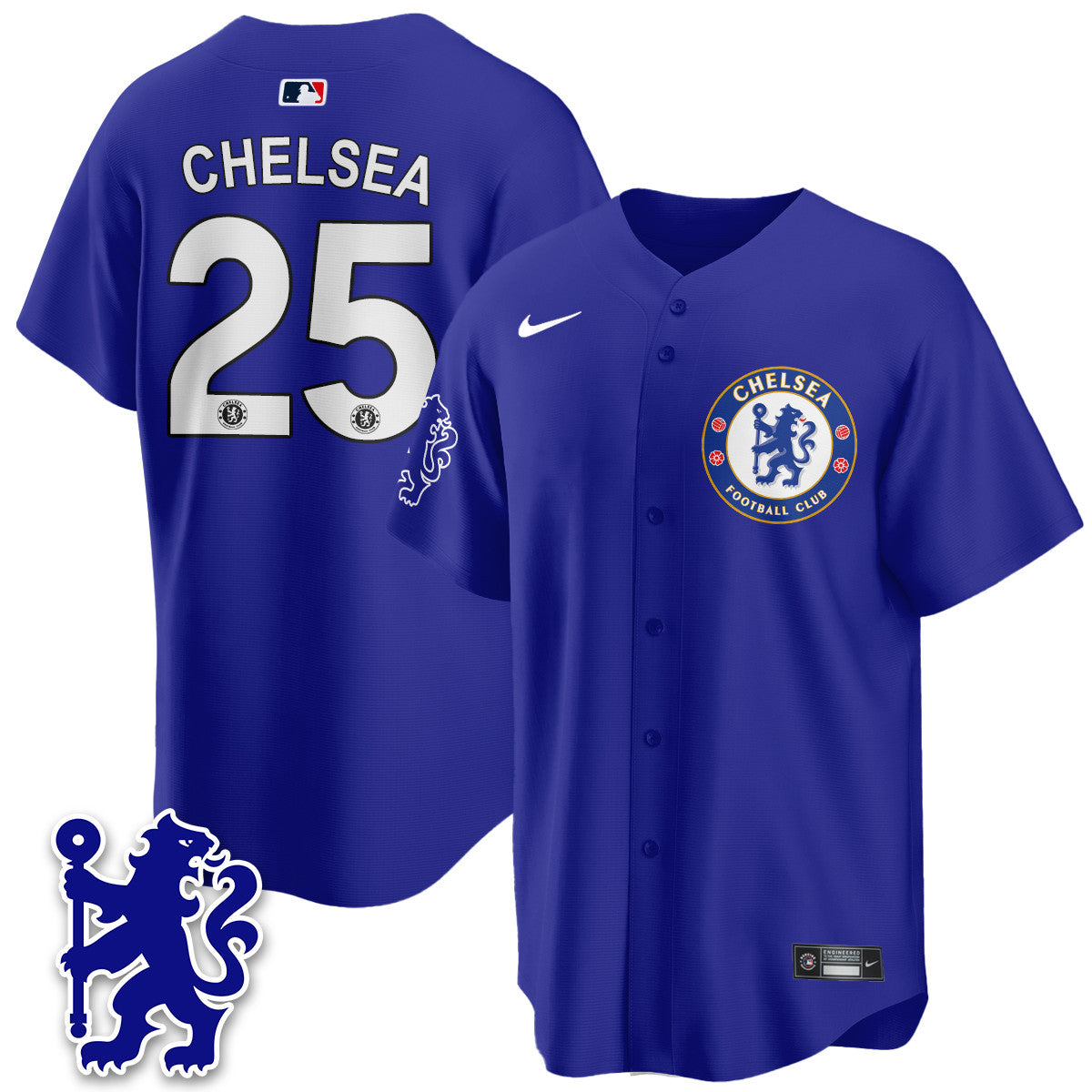 Men's Chelsea 2025 Soccer x Baseball Limited Jersey - All Stitched