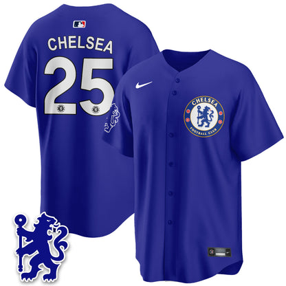 Men's Chelsea 2025 Soccer x Baseball Limited Jersey - All Stitched