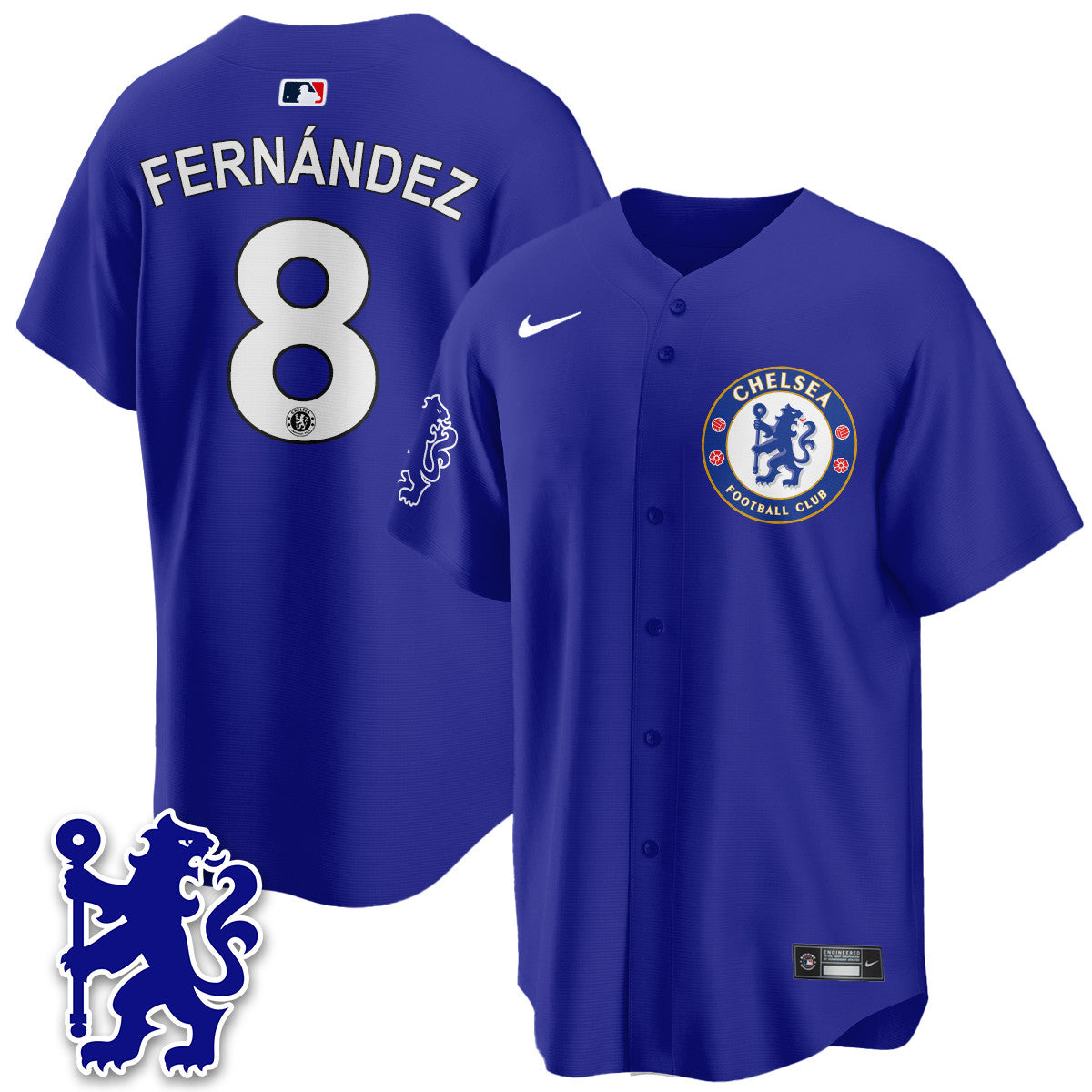 Men's Chelsea 2025 Soccer x Baseball Limited Jersey - All Stitched