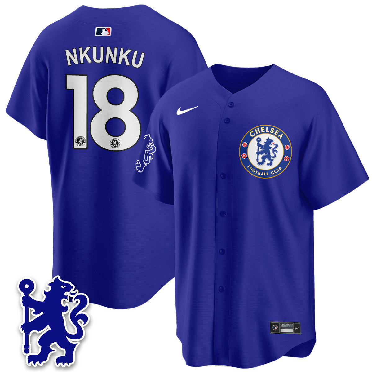 Men's Chelsea 2025 Soccer x Baseball Limited Jersey - All Stitched