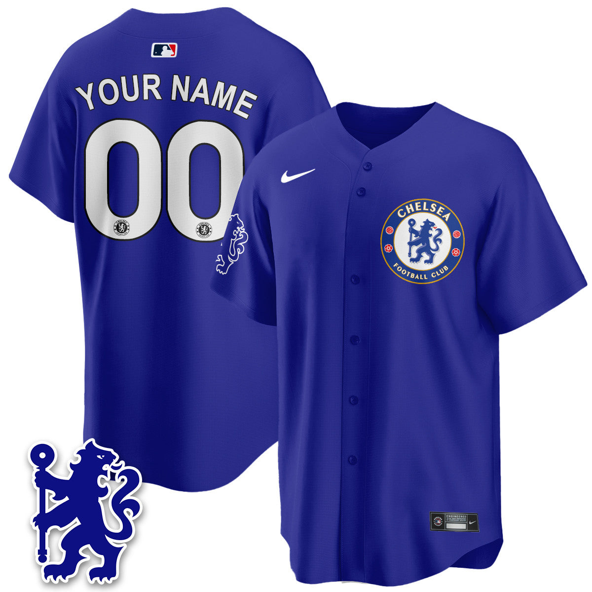 Men's Chelsea 2025 Soccer x Baseball Limited Jersey - All Stitched