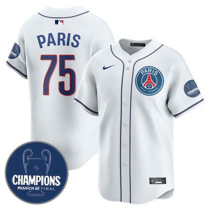 Paris Saint-Germain 2025 Soccer x Baseball Limited Jersey - All Stitched