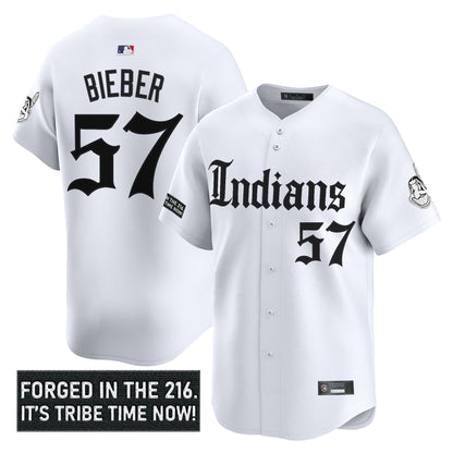 Men's Cleveland Indians 'Gothic Iron Edition' Vapor Premier Limited Jersey V2 - All Stitched