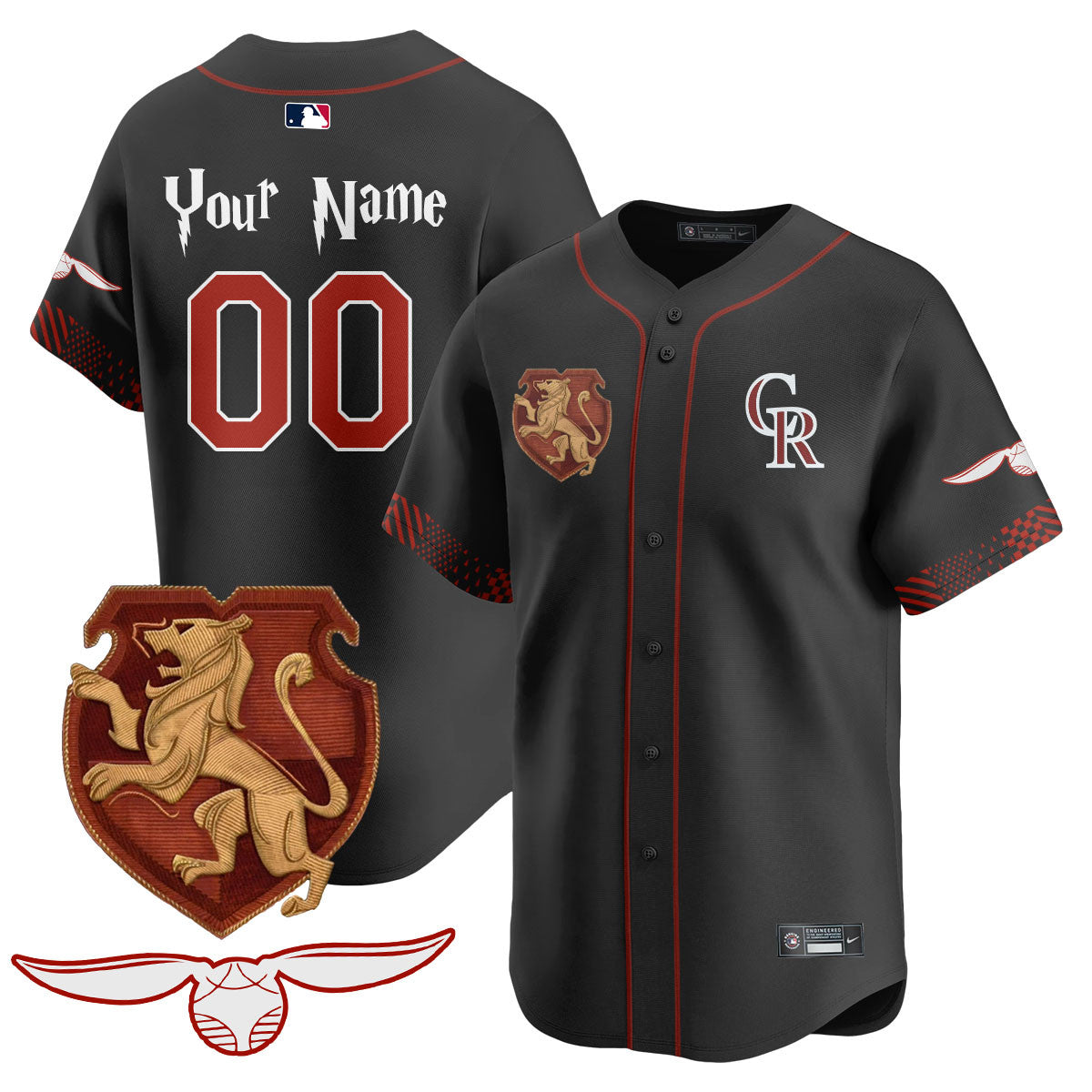 Men's Colorado Rockies Harry Potter 2025 Jersey - All Stitched