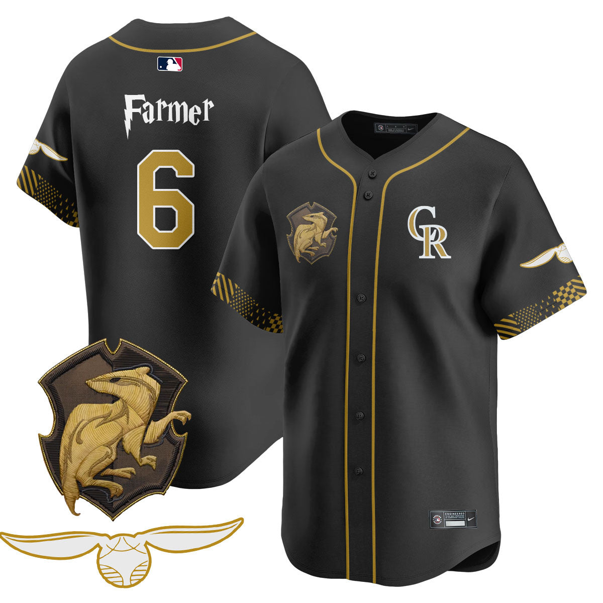 Men's Colorado Rockies Harry Potter 2025 Jersey - All Stitched