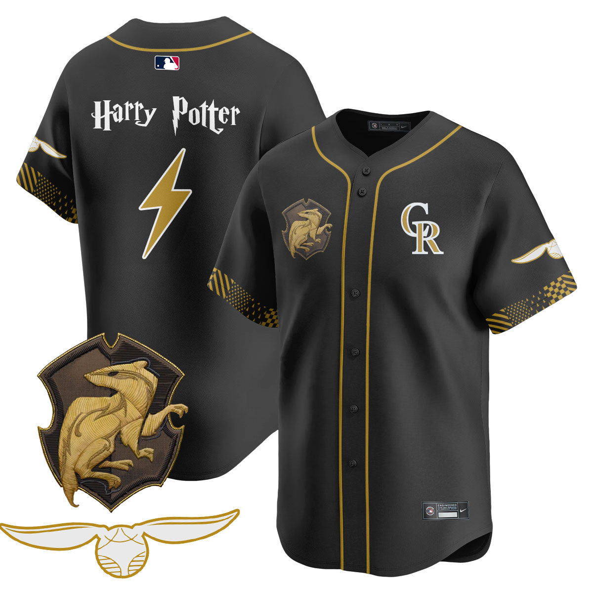 Men's Colorado Rockies Harry Potter 2025 Jersey - All Stitched