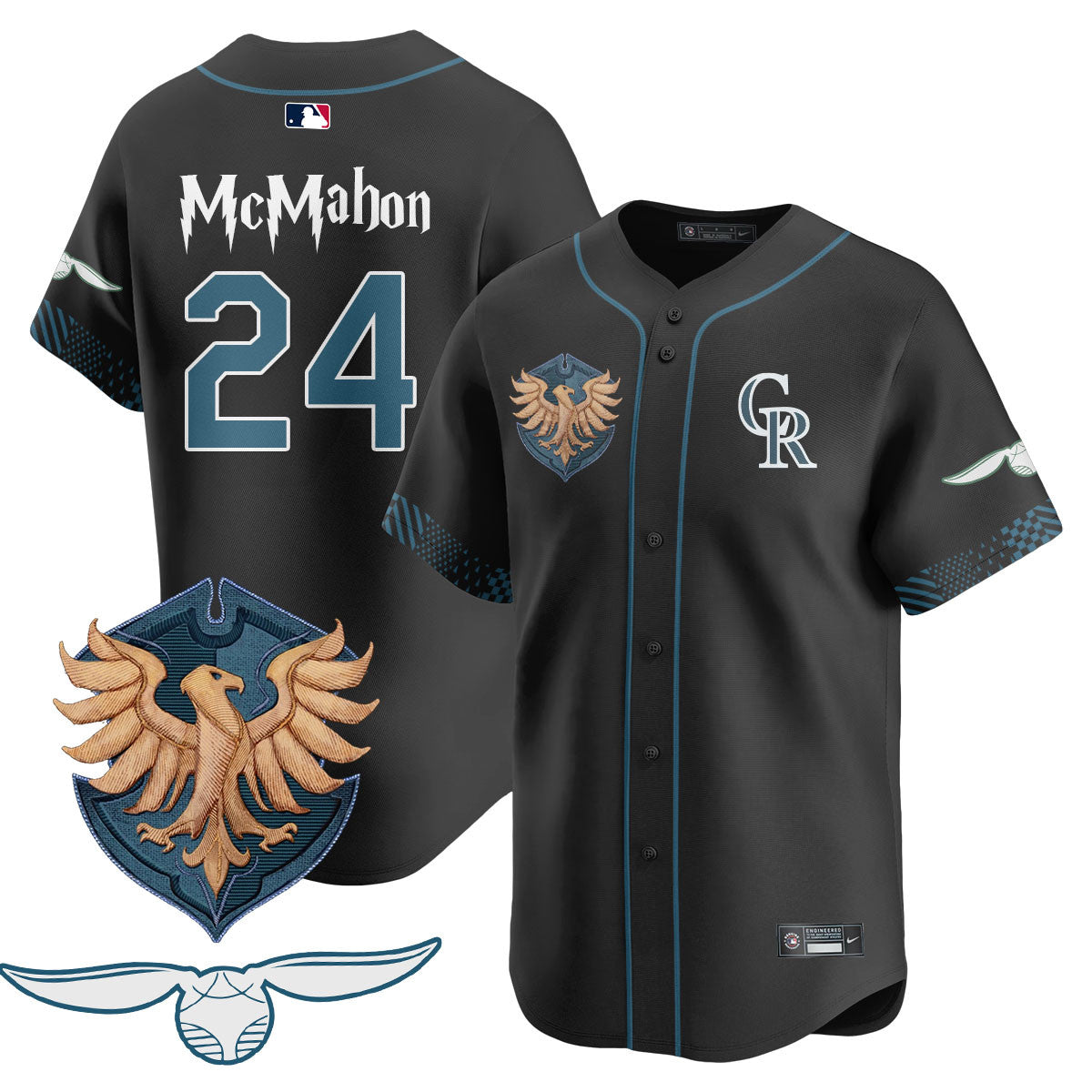 Men's Colorado Rockies Harry Potter 2025 Jersey - All Stitched