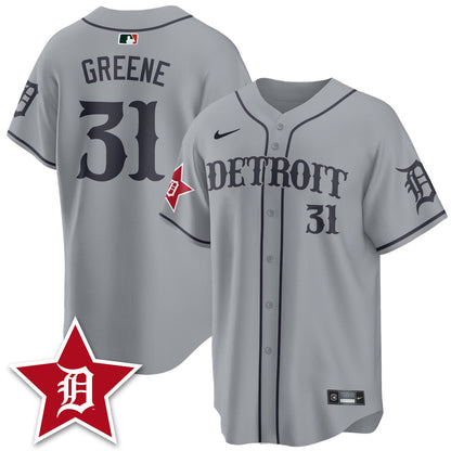 Men's Detroit Tigers Black In Baseball Style Limited Jersey - All Stitched