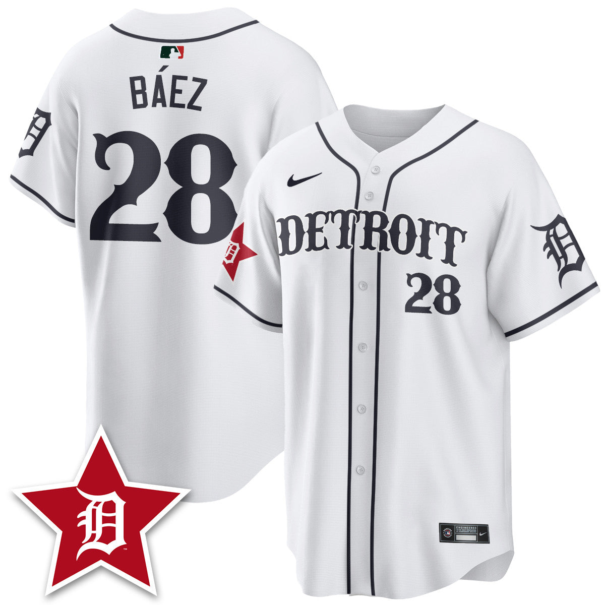 Men's Detroit Tigers Black In Baseball Style Limited Jersey - All Stitched