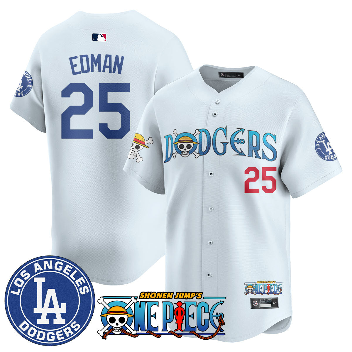 Men's Los Angeles Dodgers OP 2025 Limited Jersey - All Stitched