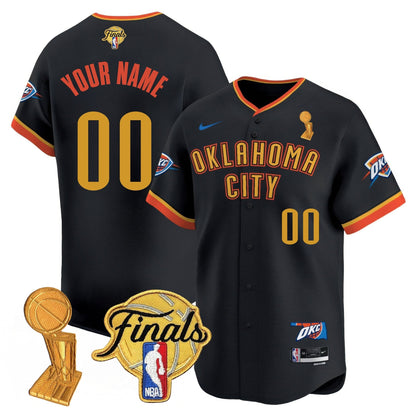 Custom Gender/Name Oklahoma City Thunder Jersey - Final Patch - All Stitched