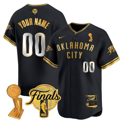 Custom Gender/Name Oklahoma City Thunder Jersey - Final Patch - All Stitched
