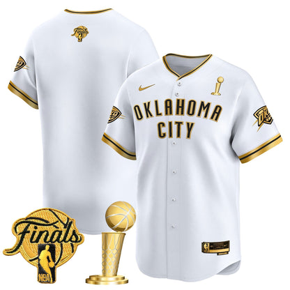 Men's Oklahoma City Thunder 2025 Champions Vapor Baseball Jersey - All Stitched