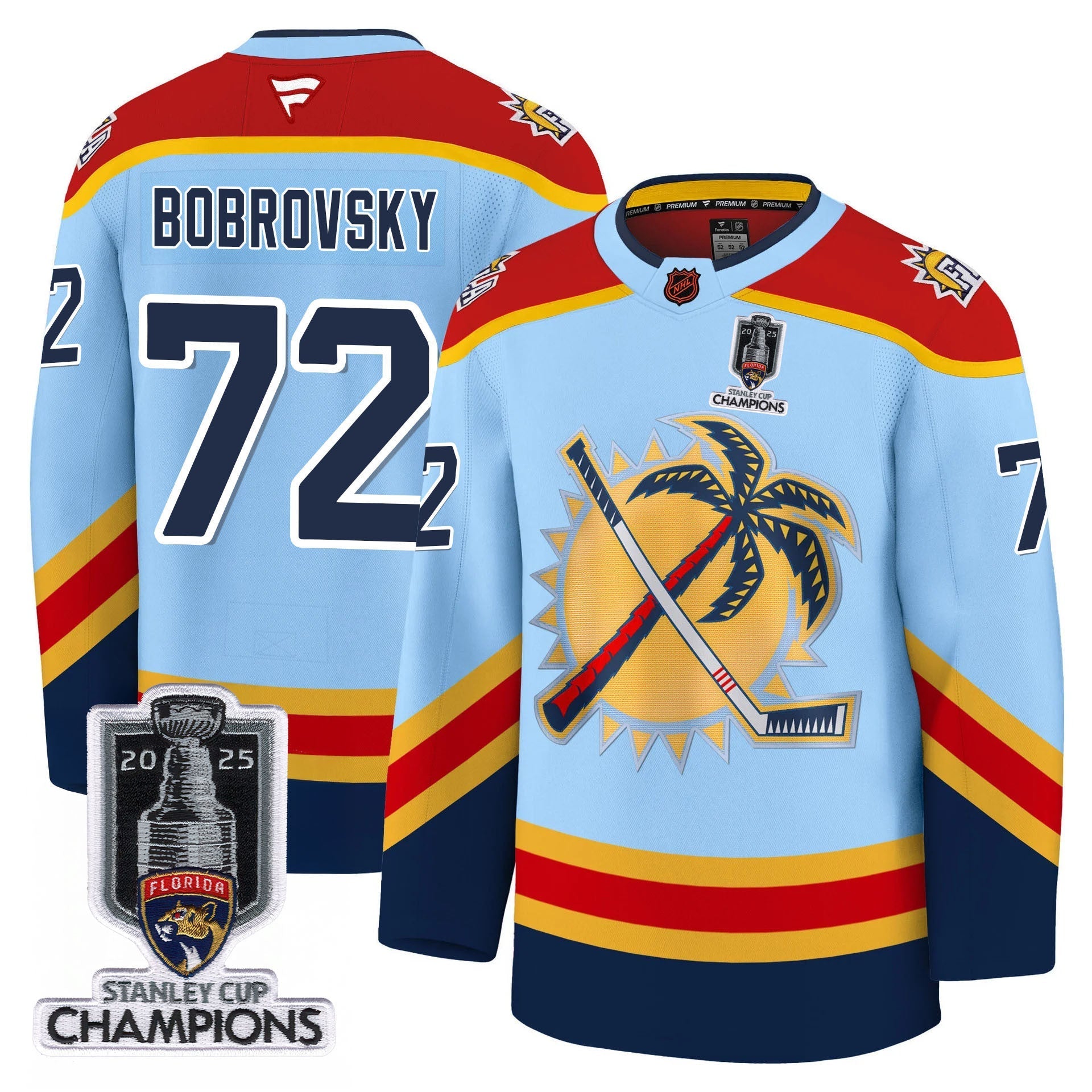 Men's Florida Panthers 2025 Stanley Cup Champions Jersey - All Stitched