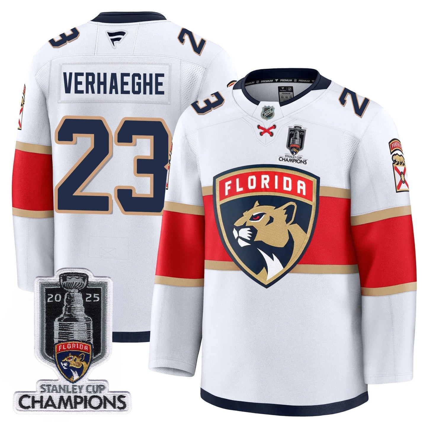 FLA 2025 Stanley Cup Champions Jersey - All Stitched