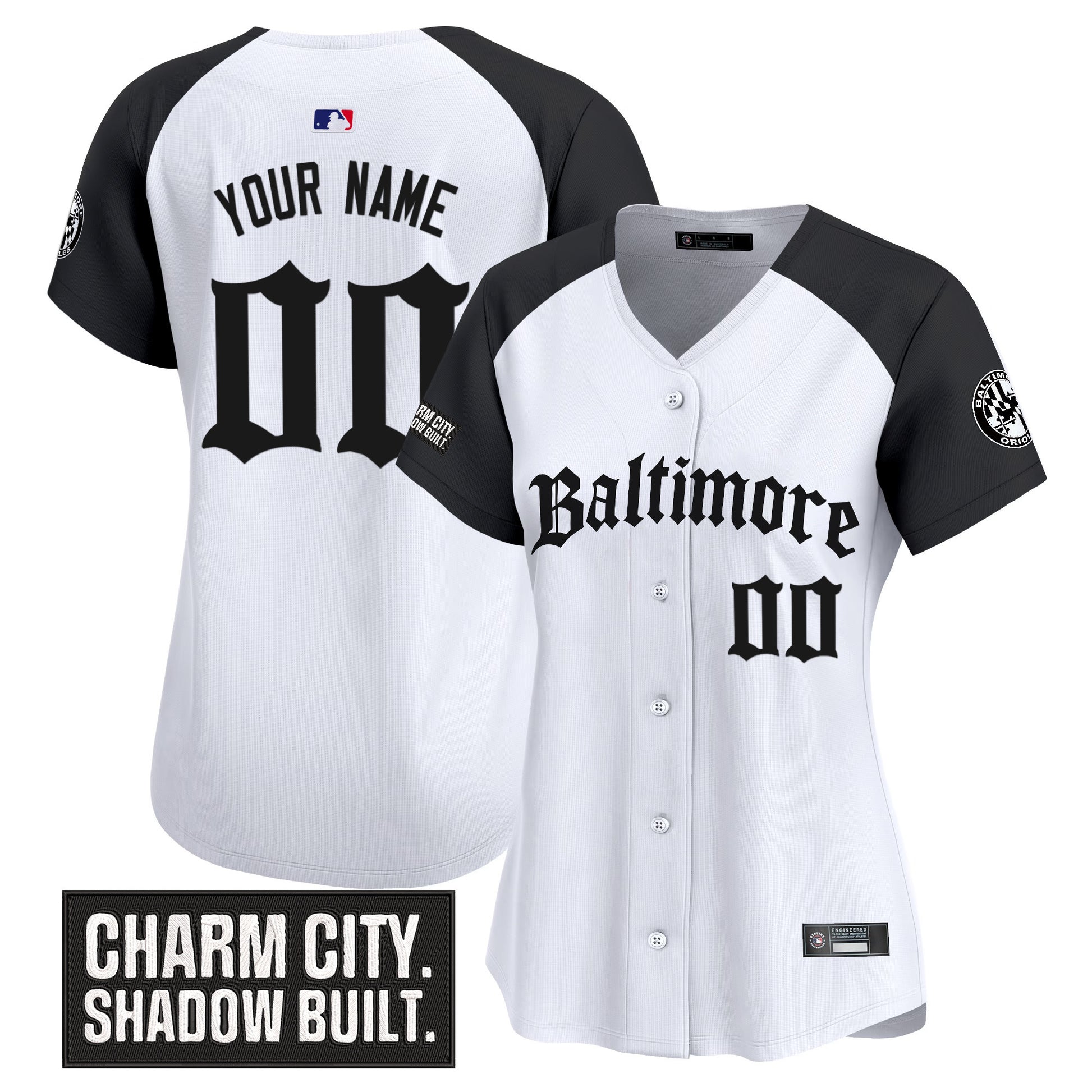 Baltimore Orioles 'Gothic Harbor Edition' Vapor Premier Limited Custom Jersey - All Stitched