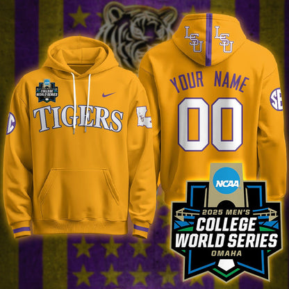 Custom LSU Tigers 2025 World Series Limited Hoodie - All Stitched