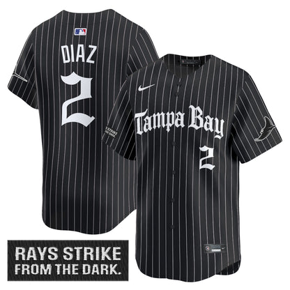 Men's Tampa Bay Rays 'Gothic Deepwater Edition' Vapor Premier Limited Jersey - All Stitched