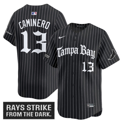 Men's Tampa Bay Rays 'Gothic Deepwater Edition' Vapor Premier Limited Jersey - All Stitched