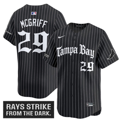 Men's Tampa Bay Rays 'Gothic Deepwater Edition' Vapor Premier Limited Jersey - All Stitched