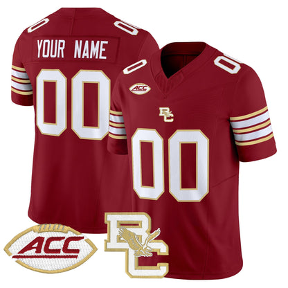 Boston College Eagles 2025 Vapor Limited Custom Jersey - All Stitched