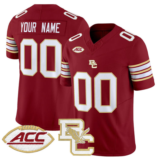 Boston College Eagles 2025 Vapor Limited Custom Jersey - All Stitched