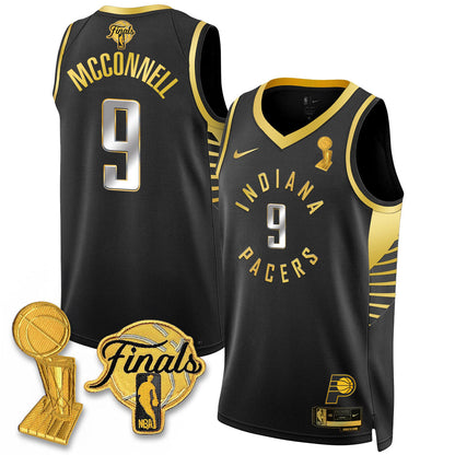 Men's Indiana Pacers Swingman Jersey - Final + Trophy Patch - All Stitched