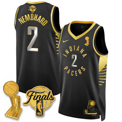 Men's Indiana Pacers Swingman Jersey - Final + Trophy Patch - All Stitched