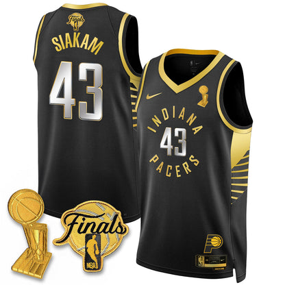 Men's Indiana Pacers Swingman Jersey - Final + Trophy Patch - All Stitched