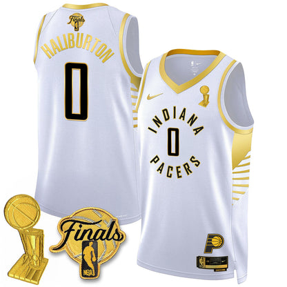 Men's Indiana Pacers Swingman Jersey - Final + Trophy Patch - All Stitched